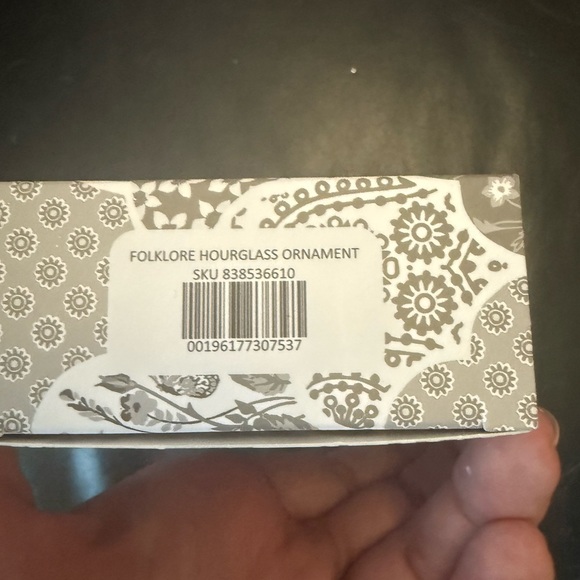 Folklore Taylor Swift Hourglass Ornament NWT - Picture 2 of 3